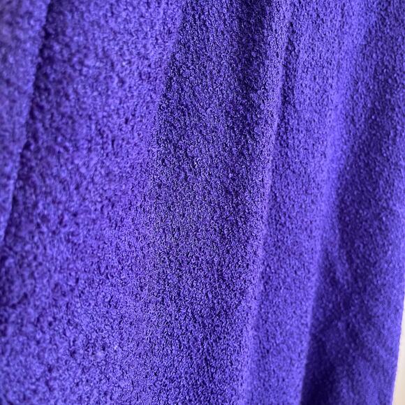 Vintage Boston Traveler Womens Gauchos Size 9-10 Purple Wide Leg Retro Culattes - Picture 7 of 9